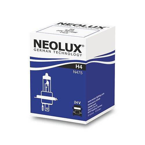 H4 24V 75/70W P43t 1 St. NEOLUX