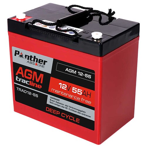 Panther tracline AGM Deep Cycle 12V 55Ah Panther tracline AGM Deep Cycle 12V 55Ah