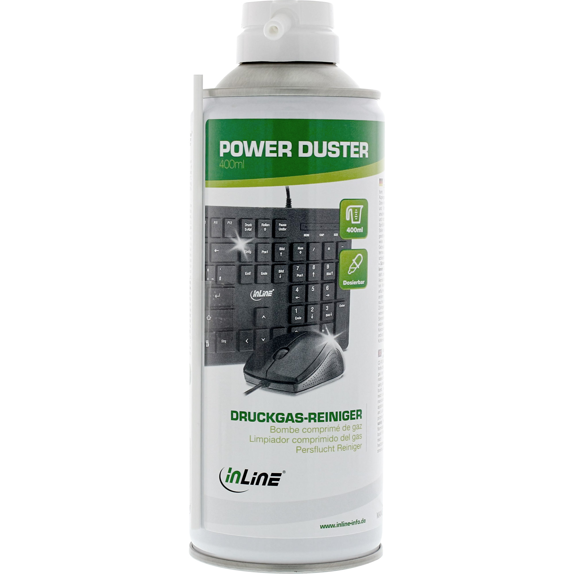 Inline® Druckluft-Reiniger, Spraydose 400ml