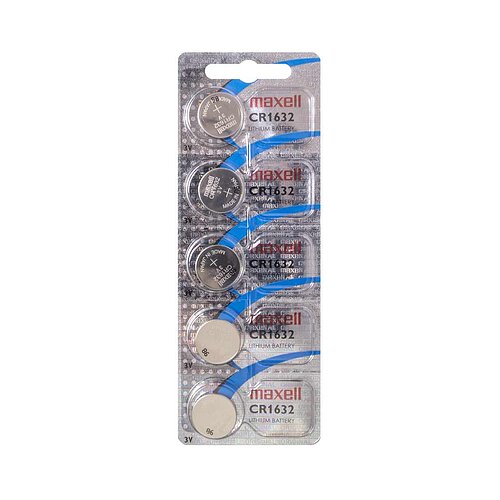 100x Maxell CR1632 Lithium Knopfzelle 3V - 100 Batterien