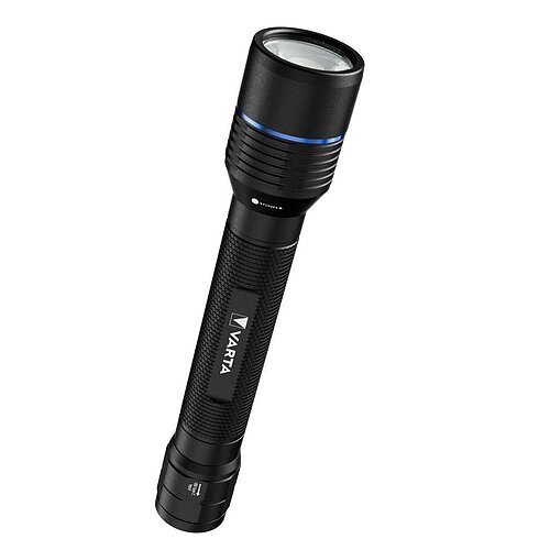 Varta 18922 Night Cutter Pro F40R mit Akku Leistungsstarke LED-Taschenlampe mit 2000lm, USB-C & Powerbank ideal für Profis