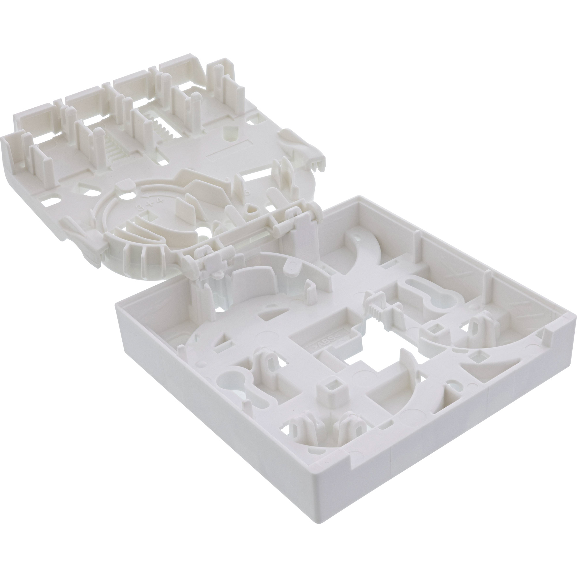 InLine® FTTH Leerbox für bis zu 4x LC Duplex / 4x SC Simplex, Aufputz 80mm weiß InLine® FTTH Leerbox für bis zu 4x LC Duplex / 4x SC Simplex, Aufputz 80mm weiß