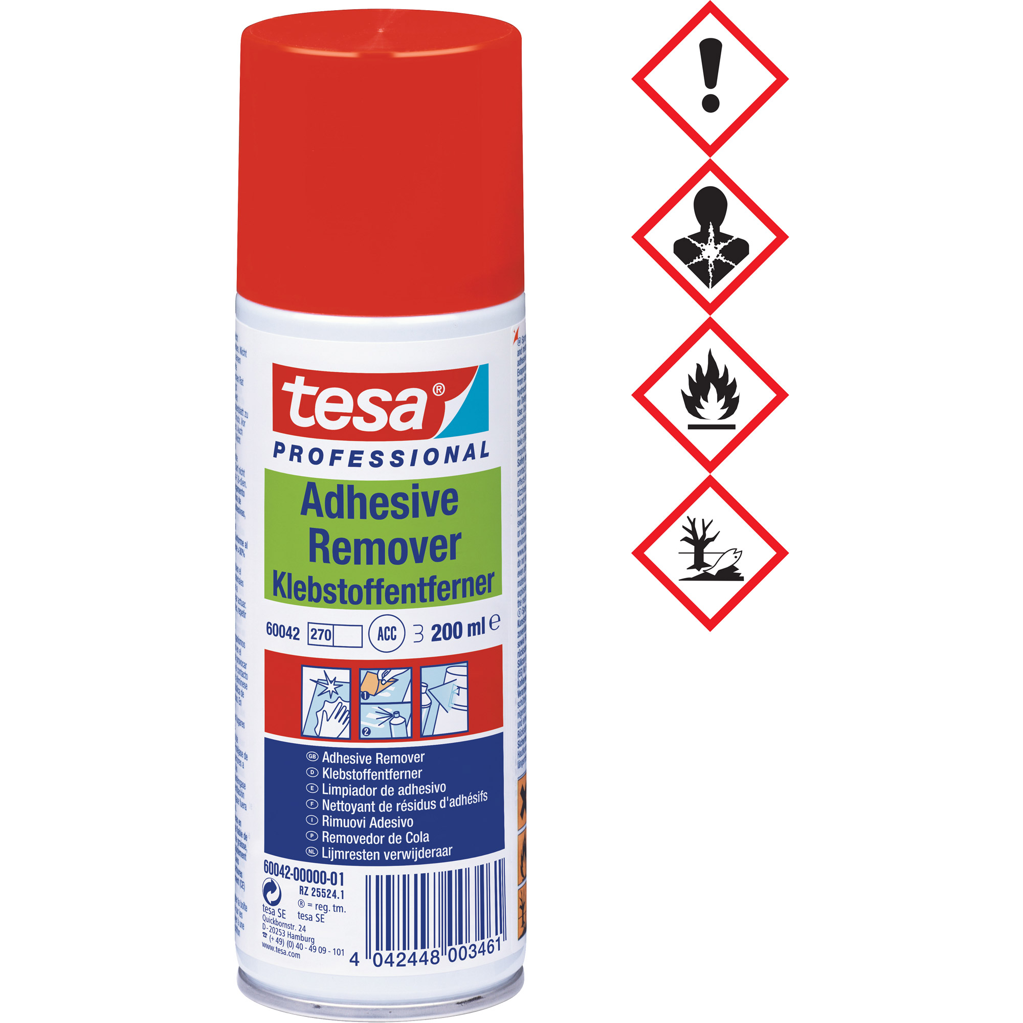 tesa Klebstoffentfernerspray, 200ml, z. einf. Entfernung v. KlebstoffRückständen tesa Klebstoffentfernerspray, 200ml, z. einf. Entfernung v. KlebstoffRückständen