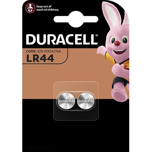 50 x Duracell LR44 13GA LR1154 357 1.5V Alkaline Knopfzelle - 2er Verpackung