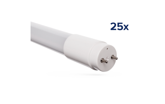 LED-Röhren, T8, 17W, G13, 1900lm, 270°, 120cm, 4000K, neutralweiß, 25er-Pack