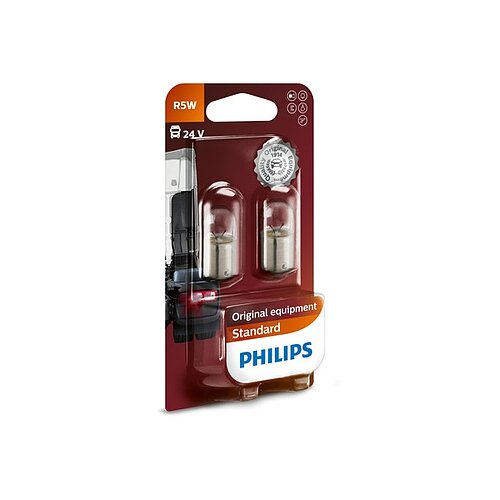 R5W 24V 5W BA15s 2St Philips