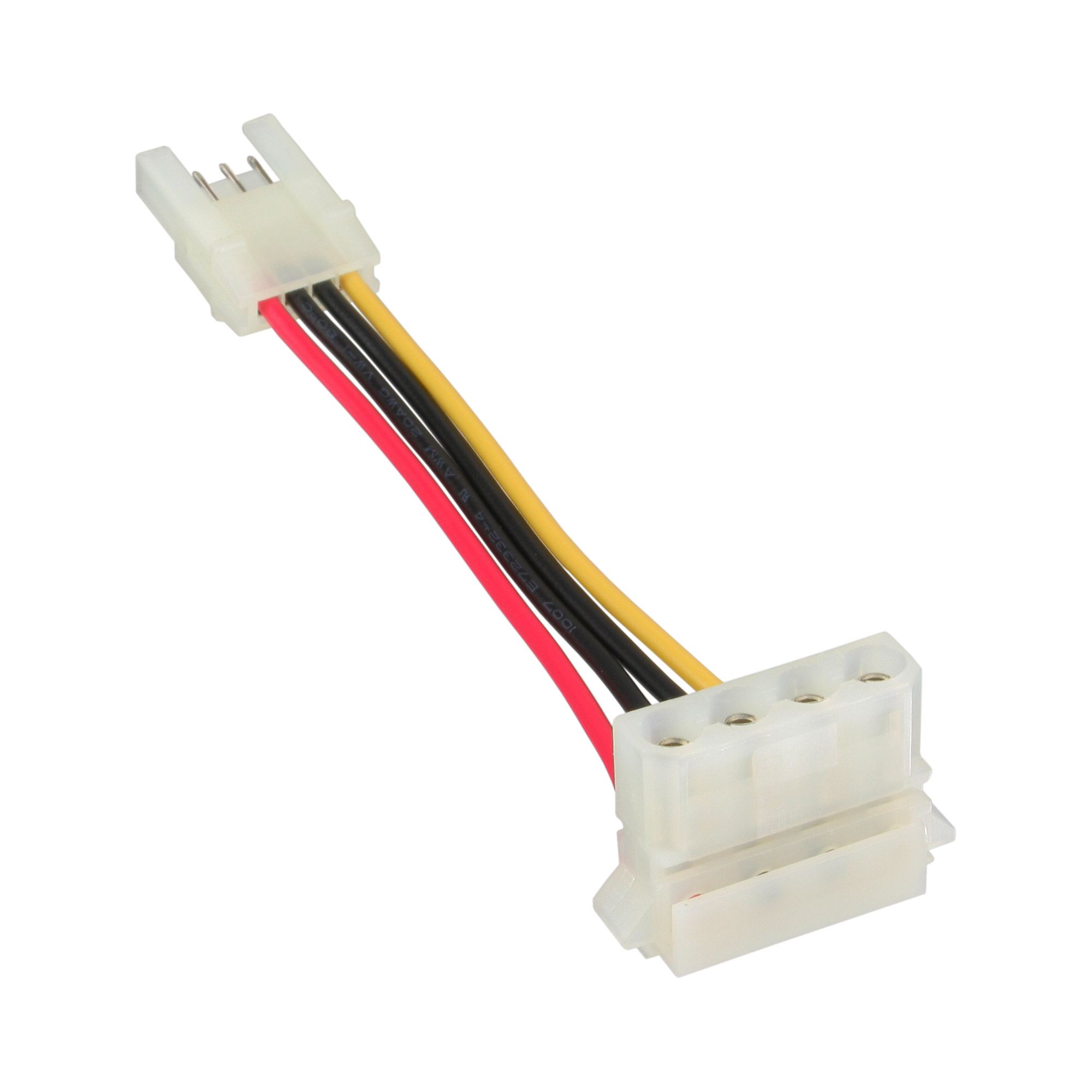 Inline® Stromadapter, 8,89cm (3,5") Buchse zu 13,34cm (5,25") Stecker gewinkelt Inline® Stromadapter, 8,89cm (3,5") Buchse zu 13,34cm (5,25") Stecker gewinkelt