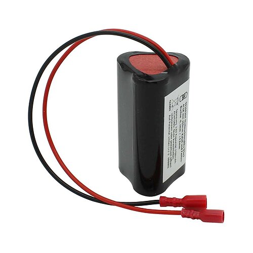 Notleuchtenakku NiMH 3,6V 3600mAh D1x3 4/3A mit 200mm Kabel und Faston-Buchse -6,3mm / +4,8mm Notleuchtenakku NiMH 3,6V 3600mAh D1x3 4/3A mit 200mm Kabel und Faston-Buchse -6,3mm / +4,8mm