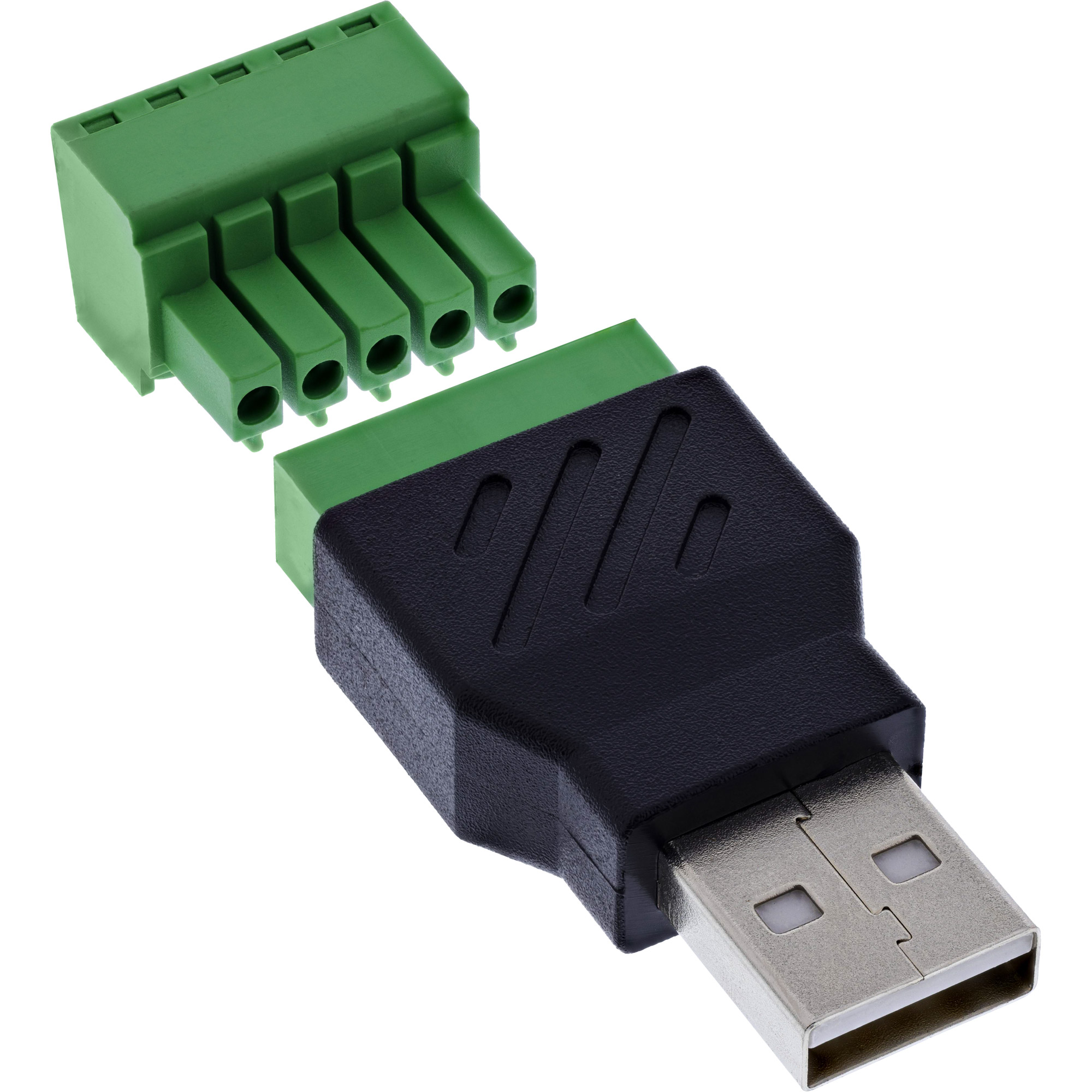 InLine® USB-A Stecker auf Terminalblock, 5-polig, ohne Kabel InLine® USB-A Stecker auf Terminalblock, 5-polig, ohne Kabel