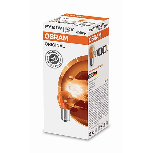 PY21W 12V 21W BAU15s (gelb) 1 St. OSRAM