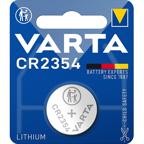 1x Varta CR2354 Lithium Knopfzelle ohne Absatz