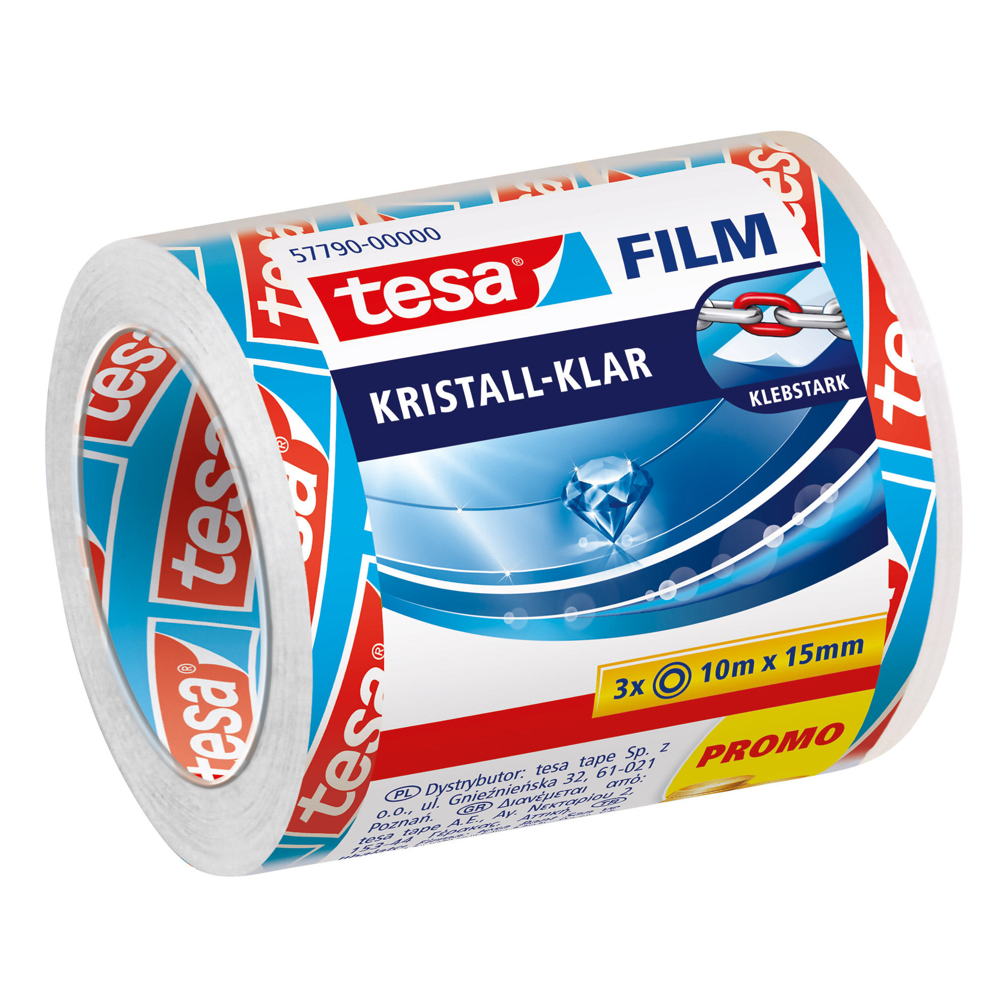 tesafilm® kristall-klar, 10m x 15mm, 3 Rollen tesafilm® kristall-klar, 10m x 15mm, 3 Rollen