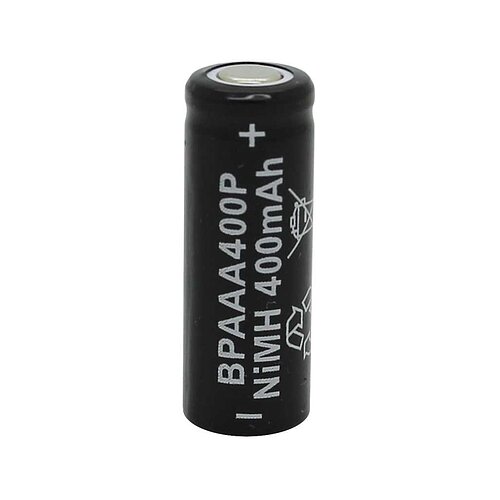 BP AAA400P NiMH 400mAh 2/3AAA Flattop BP AAA400P NiMH 400mAh 2/3AAA Flattop