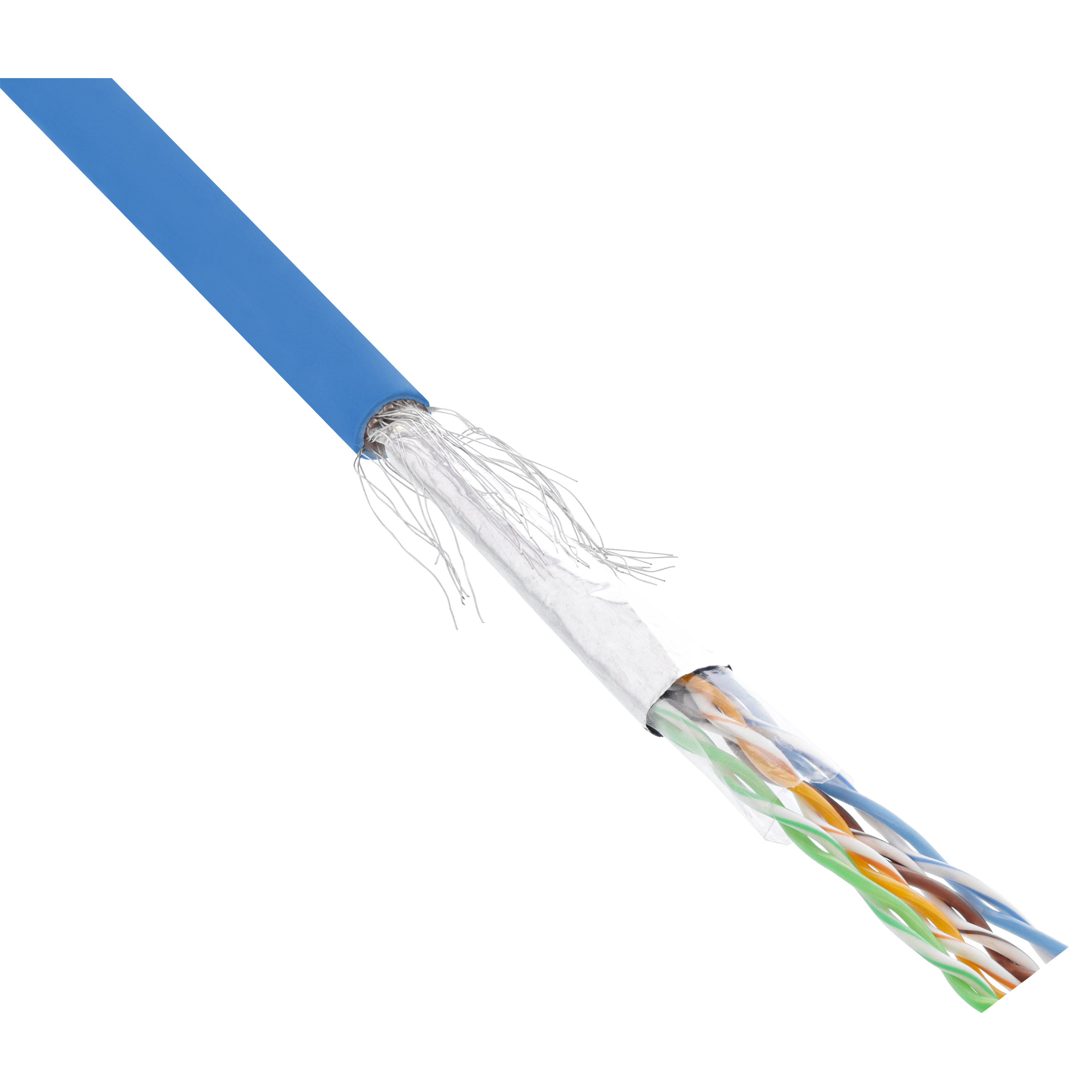 100m - Inline® Patchkabel Cat.5e, blau, SF/UTP, AWG26, PVC 100m - Inline® Patchkabel Cat.5e, blau, SF/UTP, AWG26, PVC