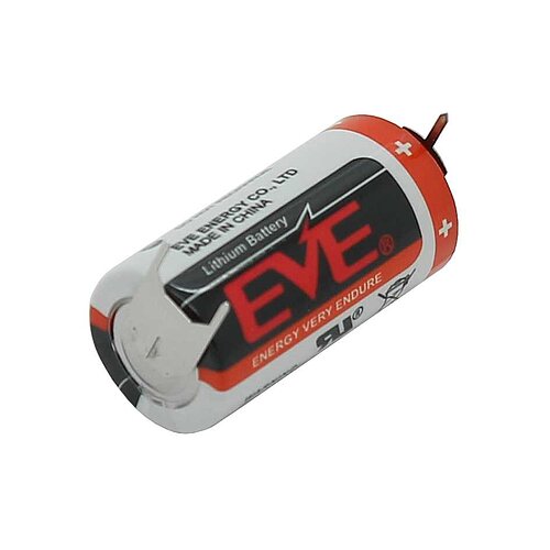EVE CR17335 2/3A 3V mit Printanschluß 7,6mm +--