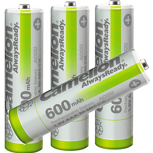 Camelion NiMH AAA Micro 600mAh HR03 Always Ready Akku für DECT Telefon & Solar
