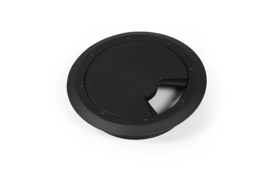 Kabeldurchführung McPower ''WB-01'' aus Kunststoff, schwarz, Ø76mm Kabeldurchführung McPower ''WB-01'' aus Kunststoff, schwarz, Ø76mm