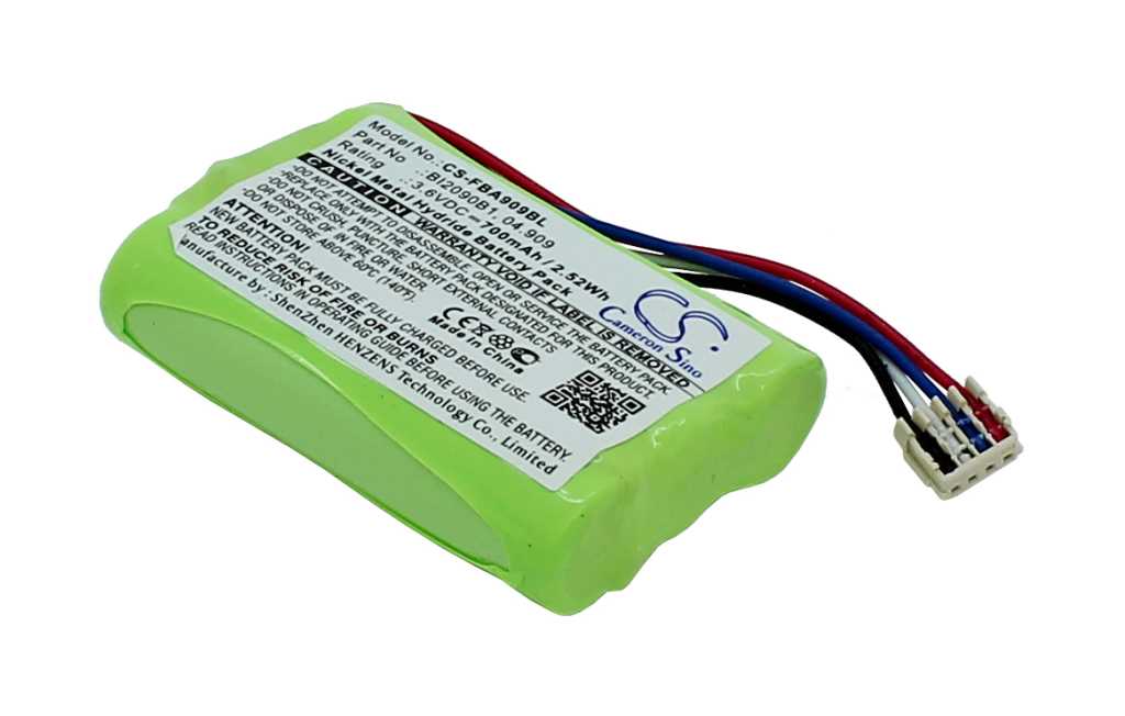 Kranakku NiMH 3,6V 750mAh ersetzt HBC BI2090B1