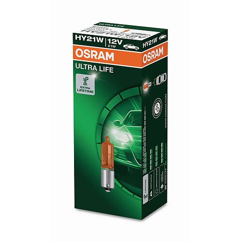 HY21W 12V 21W BAW9s ULTRA LIFE 1St. Faltschachtel OSRAM