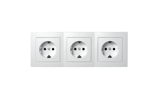 Steckdosen Set McPower Flair ''Beginner 3S'' 4-teilig, weiß