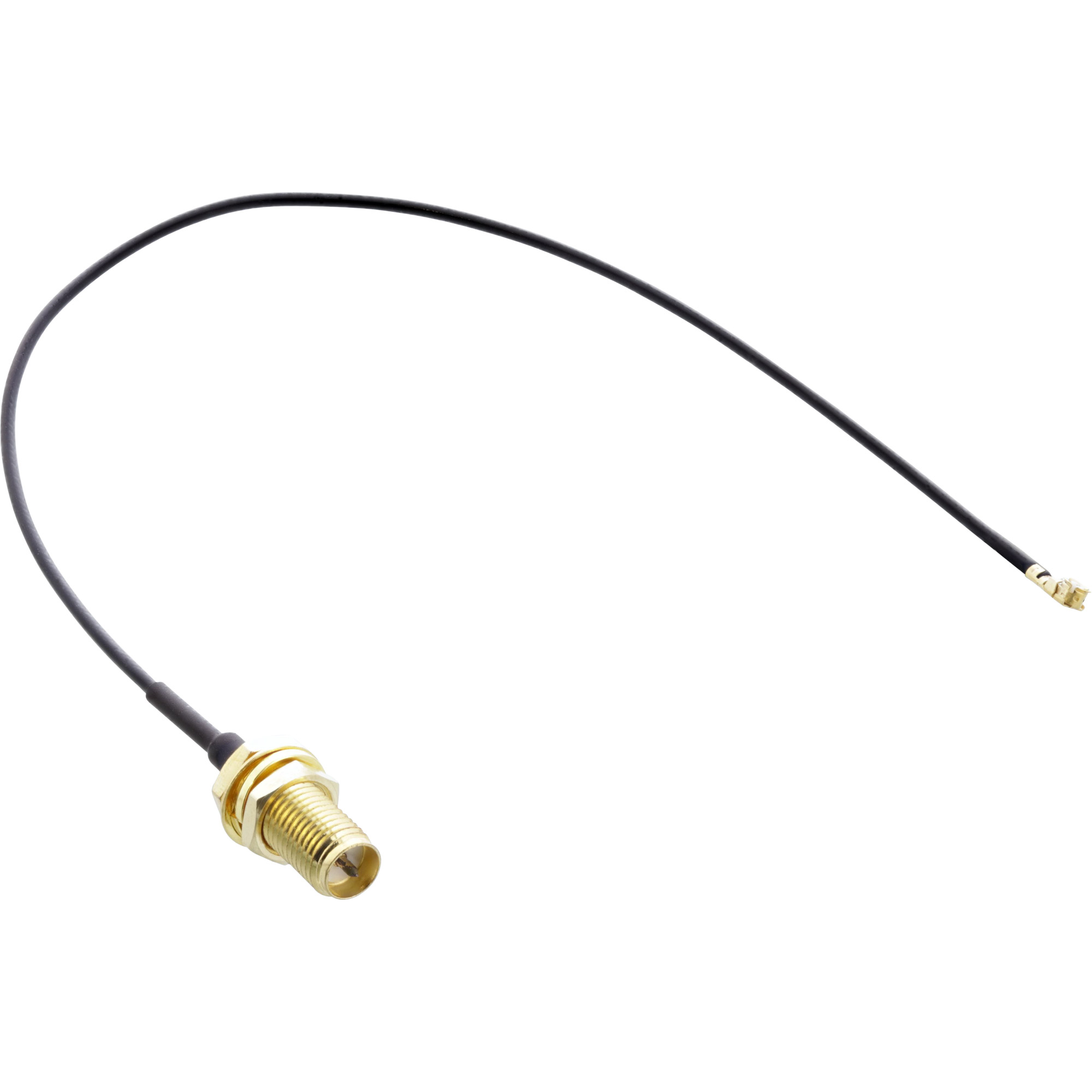 Inline® WLAN Adapterkabel, R-SMA Buchse auf U.FL Stecker, 0,2m, für AVM FritzBox