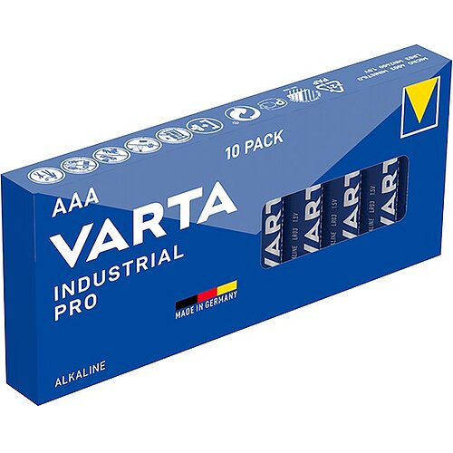 40x Varta Pro Industrial AAA Micro LR03 Alkaline Batterie 40x Varta Pro Industrial AAA Micro LR03 Alkaline Batterie