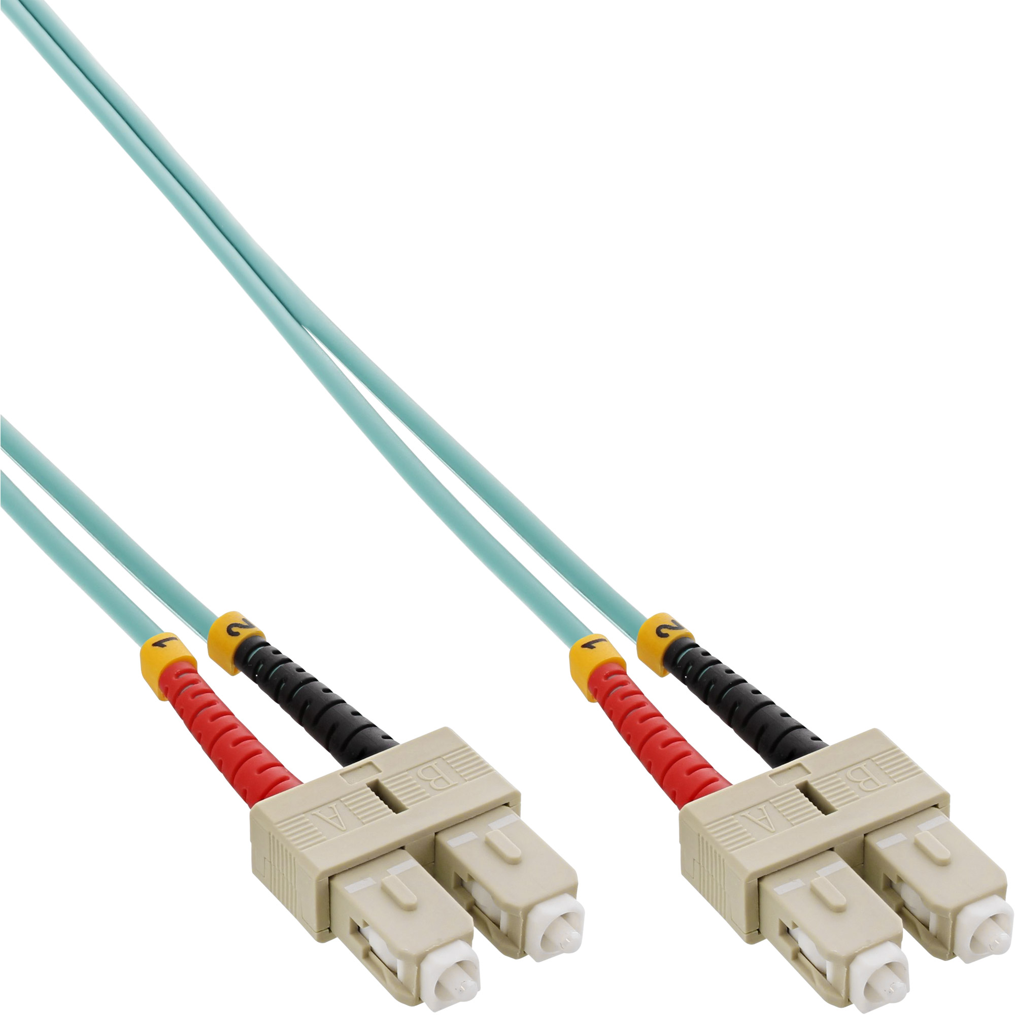 Inline® LWL Duplex Kabel, SC/SC, 50/125µm, OM3, 10m
