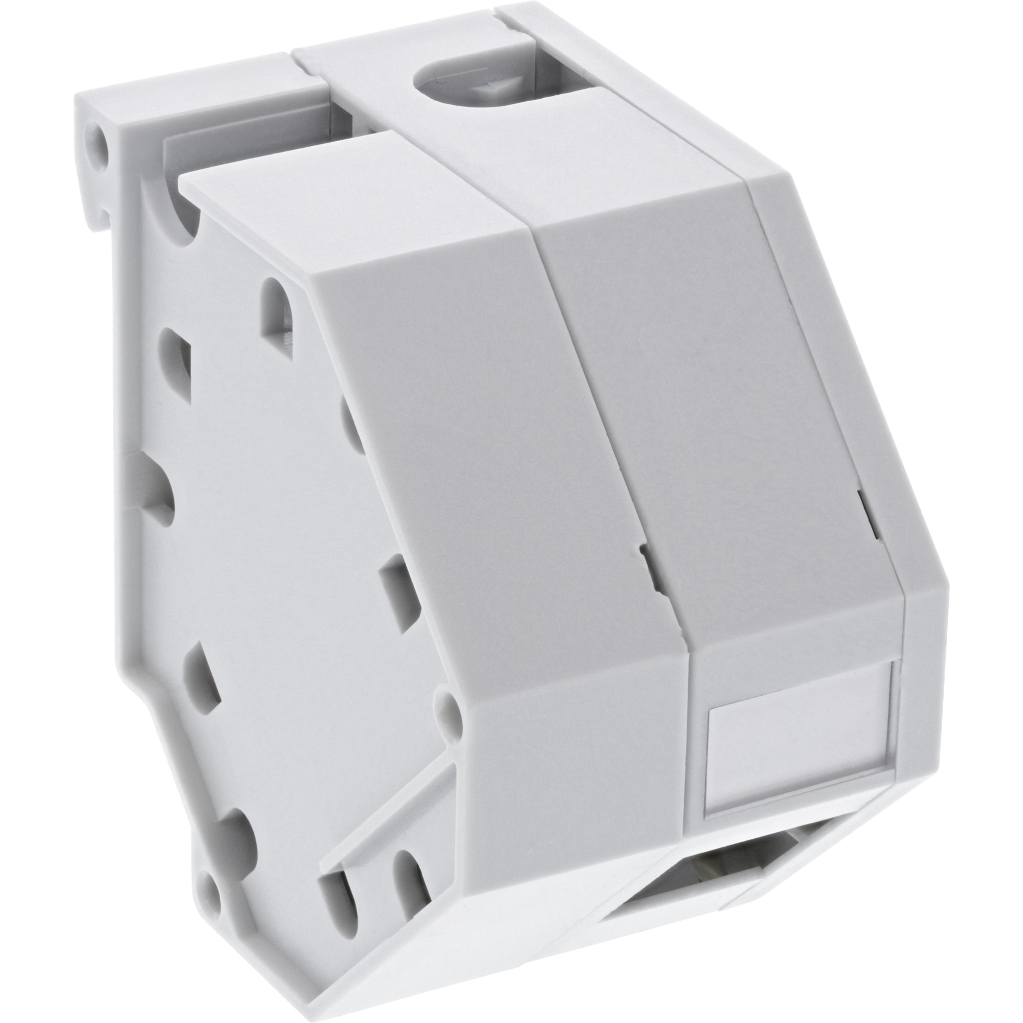 Inline® Keystone SNAP-In LWL Keystone Modulhalter, 1-fach für Hutschiene