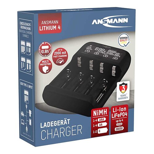 Ansmann Lithium 4 1001-0122