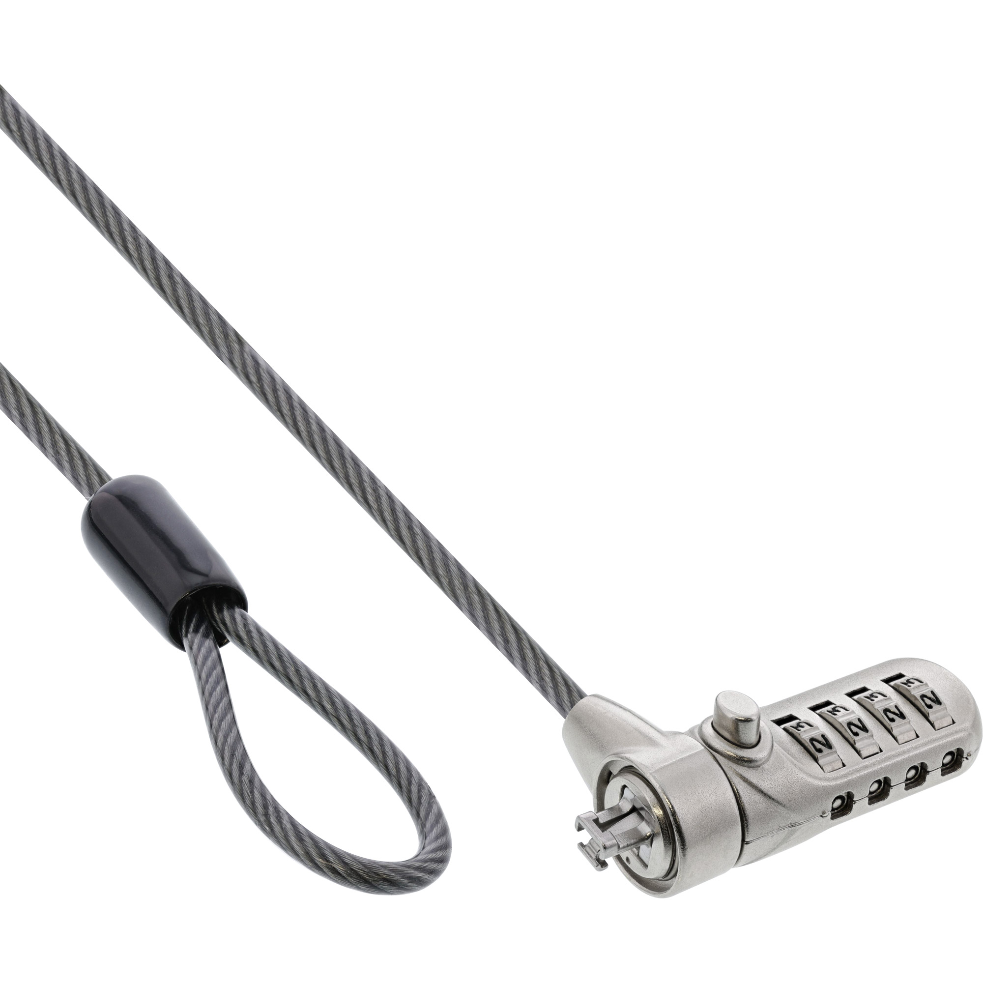 Inline® Notebook Sicherheitsschloss, mit Zahlenkombination, 4,4mm x 2m Inline® Notebook Sicherheitsschloss, mit Zahlenkombination, 4,4mm x 2m
