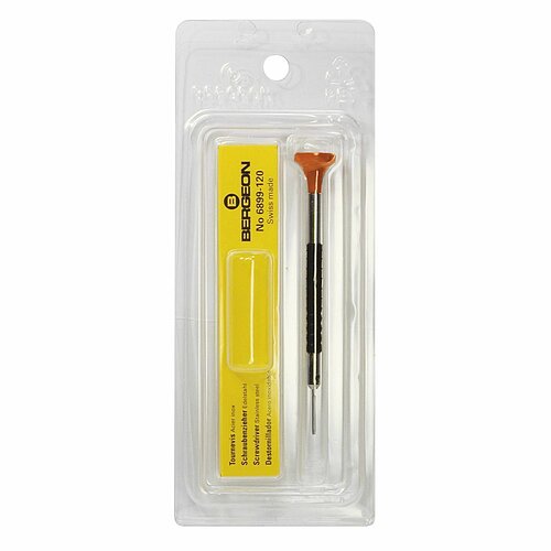 Bergeon - Uhrmacher Schraubendreher 6899-050 Schlitz 0,5mm Orange