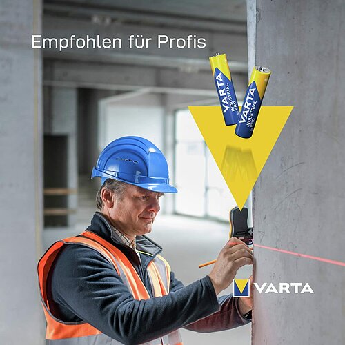 4x Varta Pro Industrial AAA Micro LR03 Alkaline Batterie