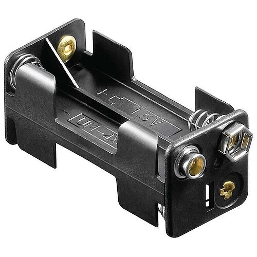 Batteriehalter für 4x Micro mit Druckknopf