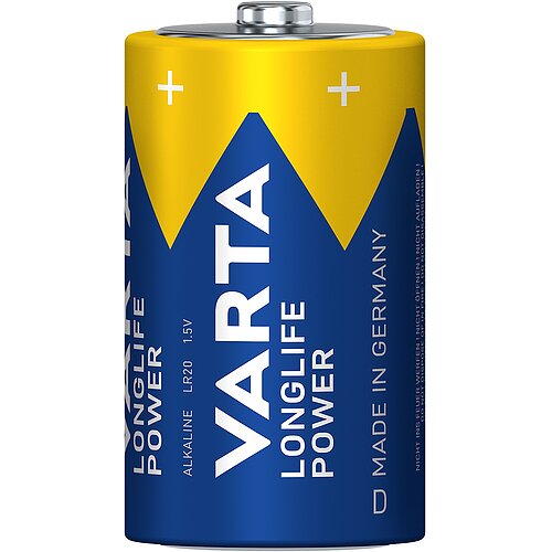 Varta Longlife Power Mono D LR20 Alkaline Batterie - 10 Stück