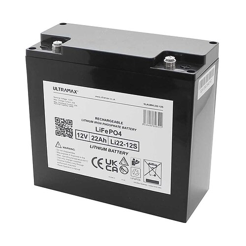 ULTRA MAX Li22-12S LiFePO4 Akku 12V 22Ah ULTRA MAX Li22-12S LiFePO4 Akku 12V 22Ah