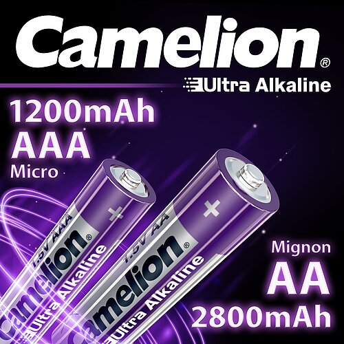 120x Camelion Ultra AA / AAA Micro LR6 / LR03 Alkaline Batterie