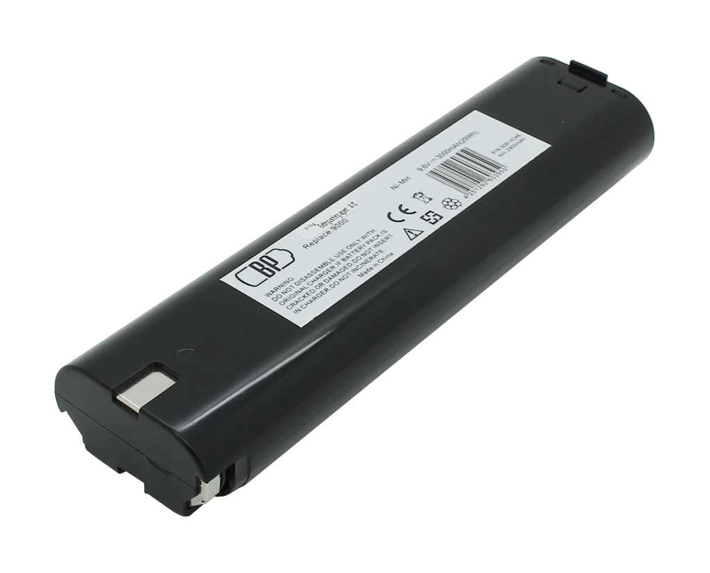 Werkzeugakku NiMH 9,6V 3,0Ah ersetzt Makita 9000