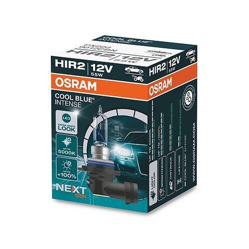OSRAM HIR2 12V 55W PX22d Cool Blue Intense 4000K +20% 1Stück