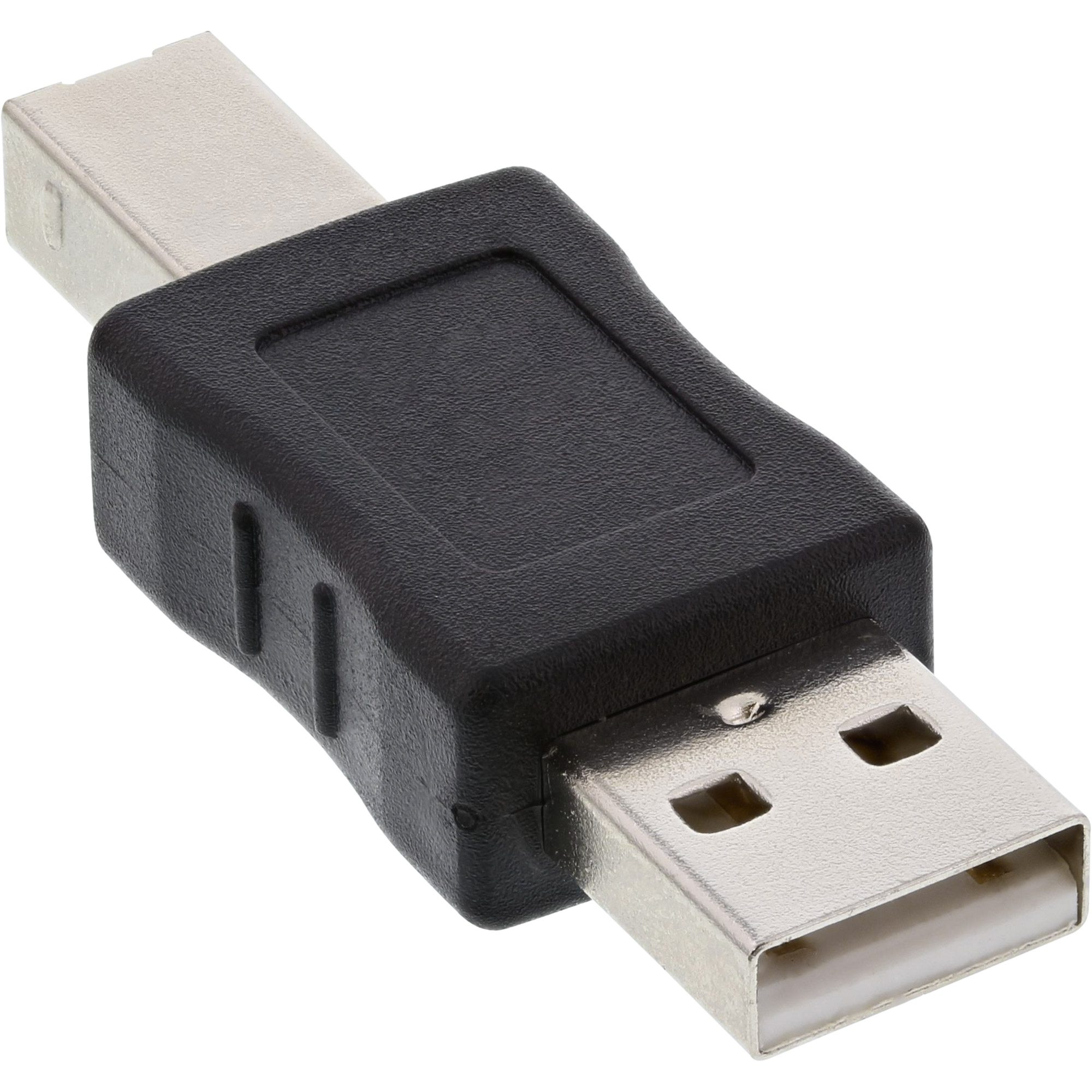 Inline® USB 2.0 Adapter, Stecker A auf Stecker B Inline® USB 2.0 Adapter, Stecker A auf Stecker B