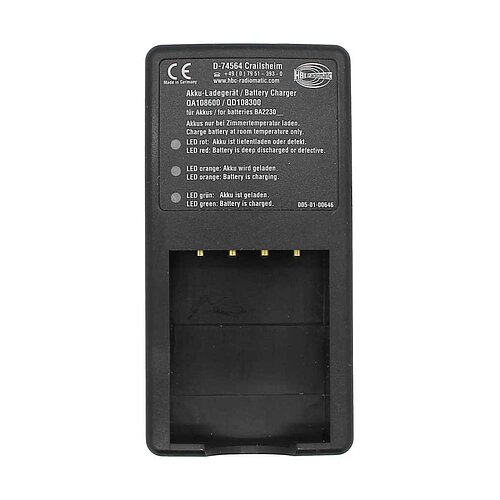Original-Ladegerät HBC QD108300 passend für HBC BA22300