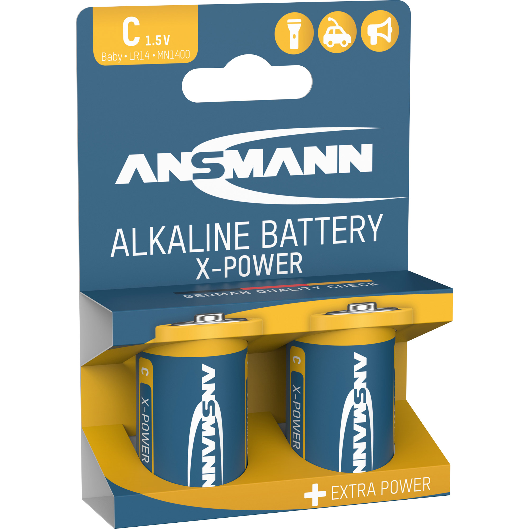 Ansmann X-Power Baby C LR14 Alkaline - 2er Verpackung