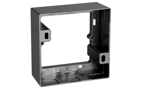 Aufputz-Rahmen McPower ''Flair'' 80x80x35mm, mit Montagebohrung, anthrazit