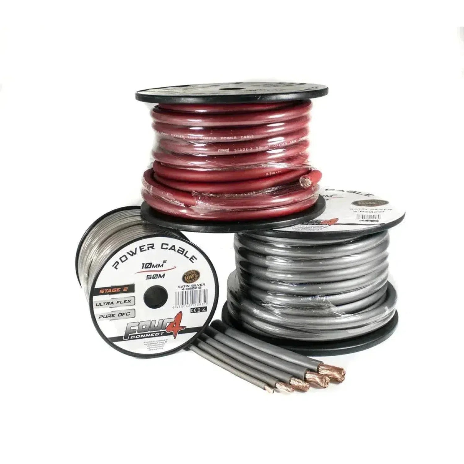 Four Connect Stage2 70mm² OFC Ultra-Flex 18m Stromkabel