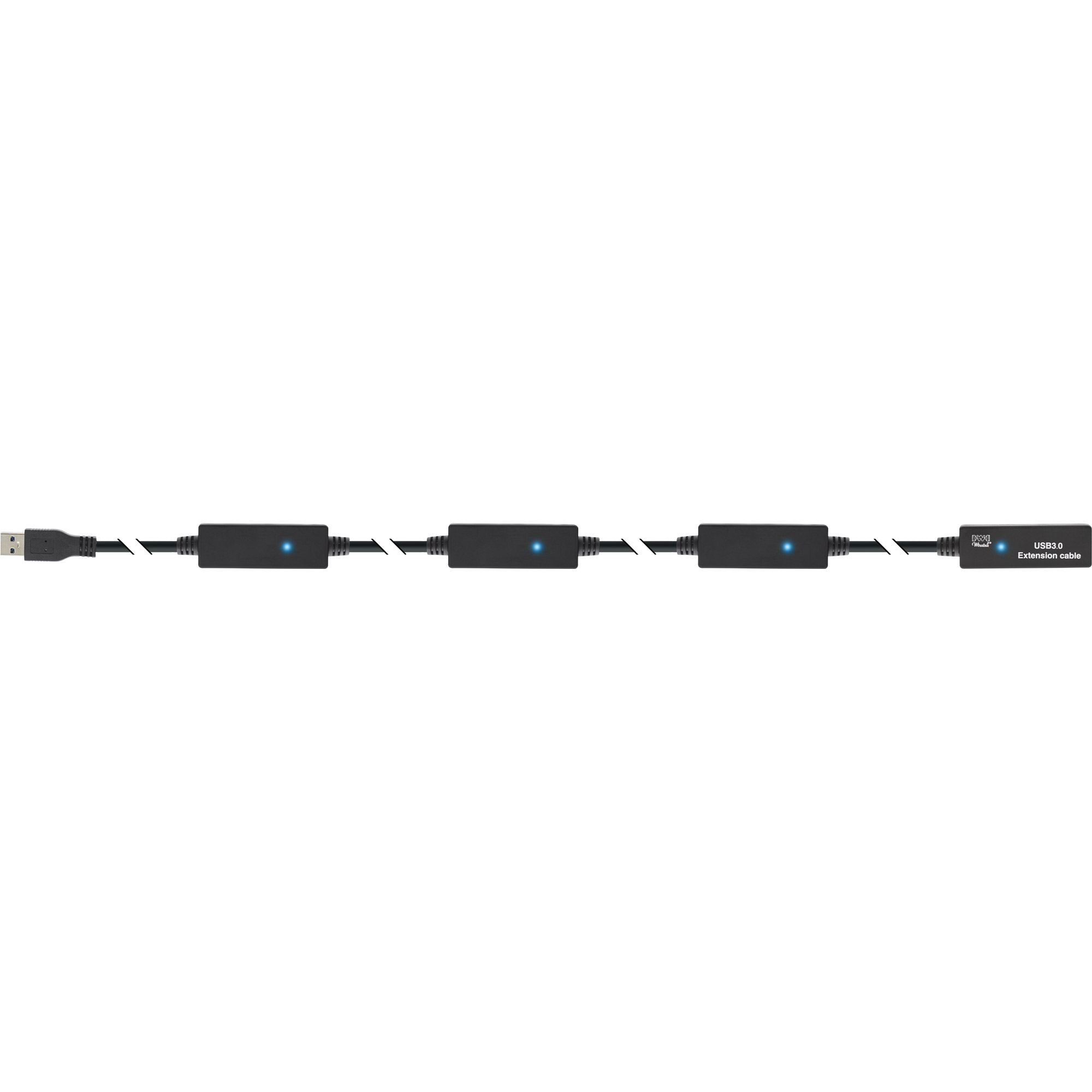 Inline® USB 3.2 Gen.1 Aktiv-VerLängerung, Stecker A an Buchse A, schwarz, 20m Inline® USB 3.2 Gen.1 Aktiv-VerLängerung, Stecker A an Buchse A, schwarz, 20m