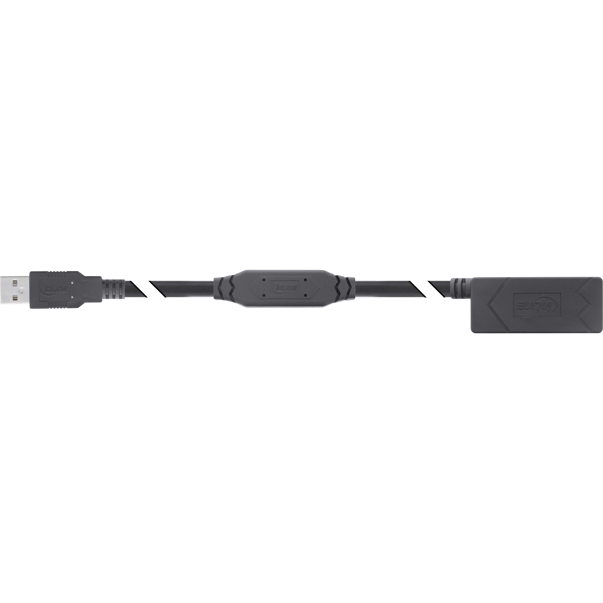 InLine® USB 2.0 Aktiv-Verlängerung, USB-A Stecker/Buchse, 25m InLine® USB 2.0 Aktiv-Verlängerung, USB-A Stecker/Buchse, 25m
