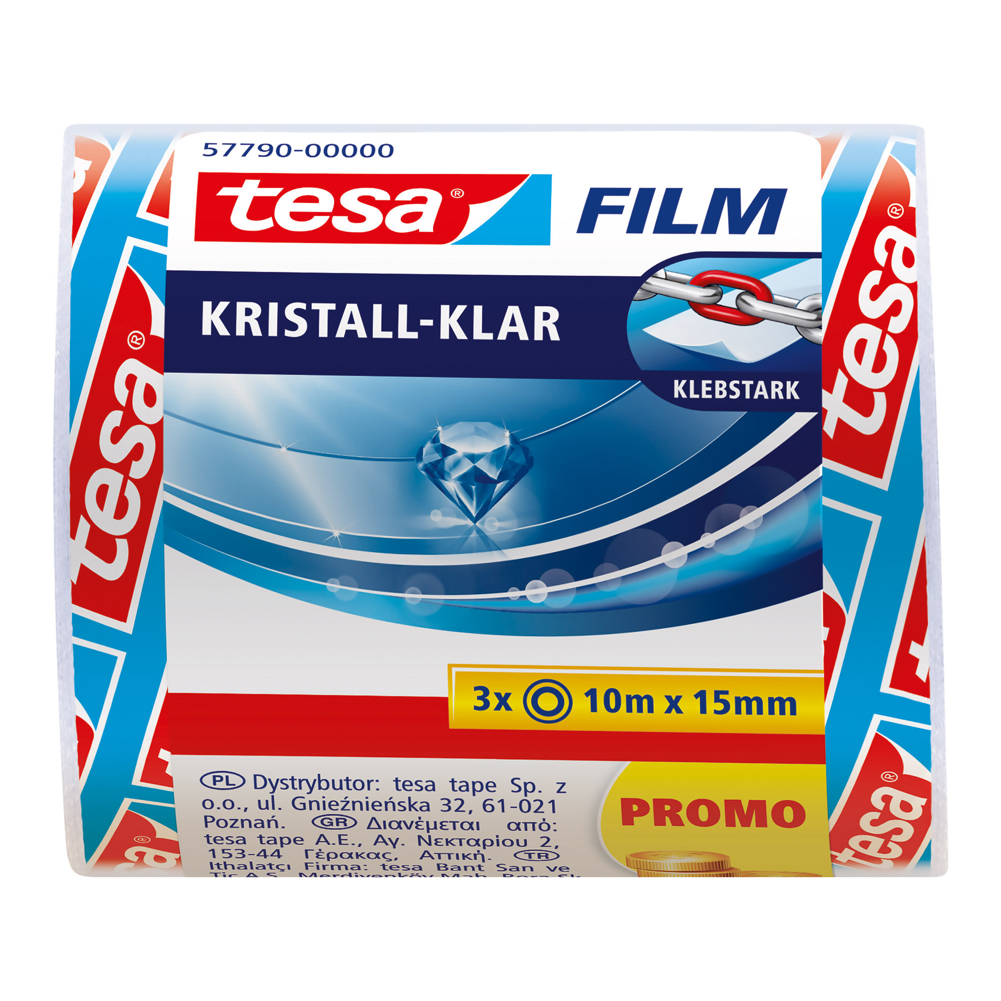 tesafilm® kristall-klar, 10m x 15mm, 3 Rollen tesafilm® kristall-klar, 10m x 15mm, 3 Rollen