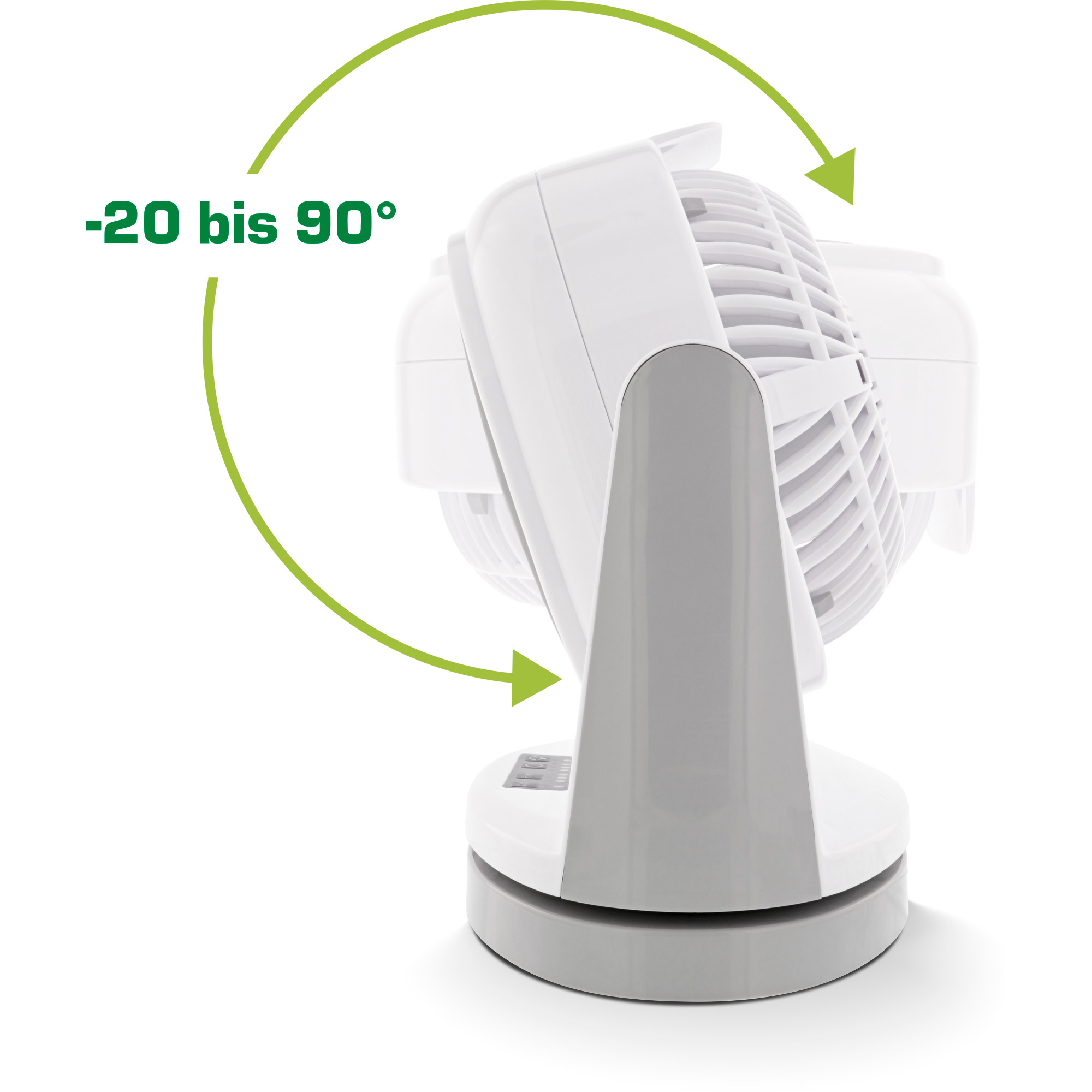 Inline® SmartHome Ventilator rotierend, weiß