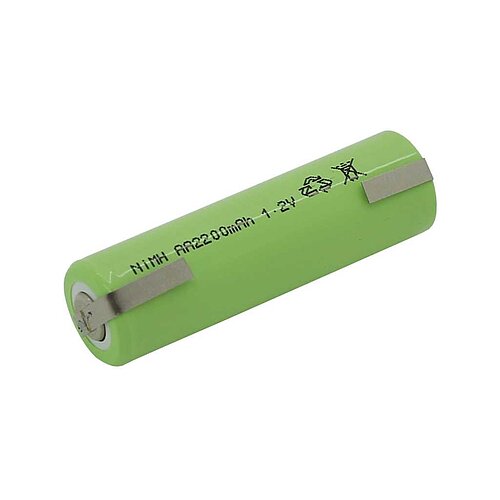BP AA2200P NiMH 2200mAh AA Flattop mit Lötfahne U-Form BP AA2200P NiMH 2200mAh AA Flattop mit Lötfahne U-Form