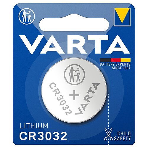 1x Varta CR3032 Lithium Knopfzelle 3V Batterie