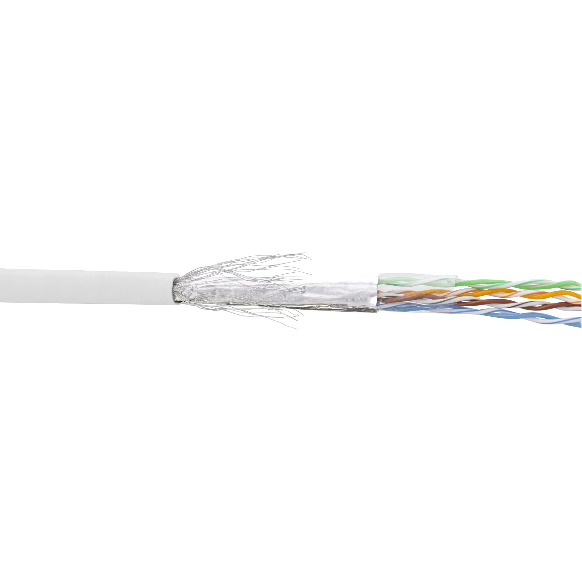 Inline® Patchkabel Cat.5e, weiß, SF/UTP, AWG26, PVC, 100m Inline® Patchkabel Cat.5e, weiß, SF/UTP, AWG26, PVC, 100m